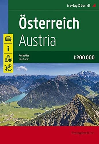Österreich, Straßen-Atlas 1:200.000, freytag & berndt (freytag & berndt Autoatlanten)