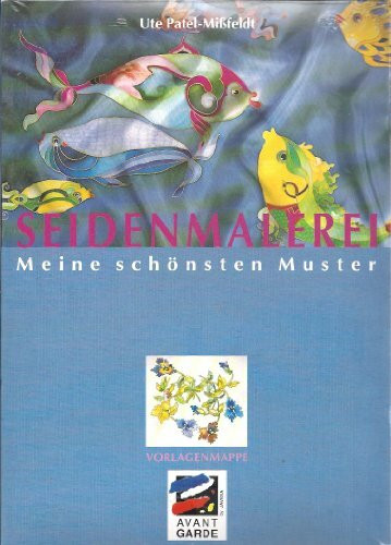 Vorlagenmappe Seidenmalerei. Meine schönsten Muster. Enthält 8 Vorlagebogen und ein Begleitheft