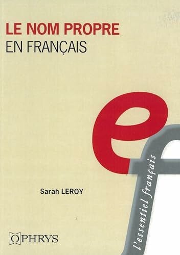 Le nom propre en français