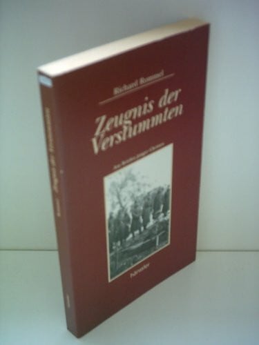 Zeugnis der Verstummten: Aus Briefen junger Christen