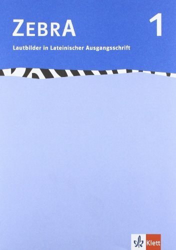 Zebra. 1. Schuljahr. Anlautblock. Lateinische Ausgangsschrift
