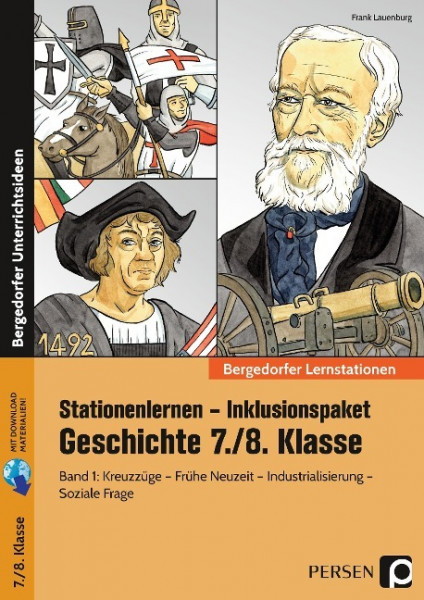 Stationenlernen Geschichte 7/8 Band 1 - inklusiv