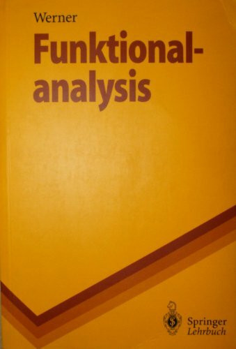 Funktionalanalysis (Springer-Lehrbuch)