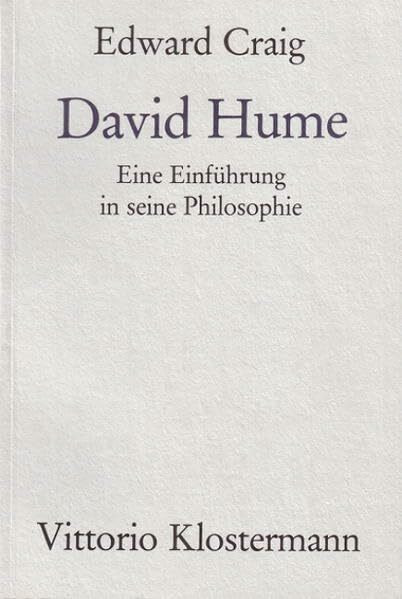 David Hume: Eine Einführung in seine Philosophie: Eine Einfuhrung in Seine Philosophie