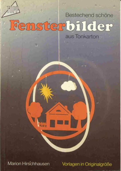 Bestechend schöne Fensterbilder aus Tonkarton
