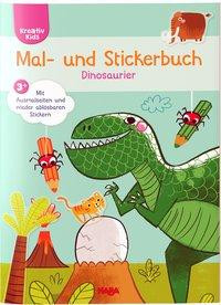 Mal- und Stickerbuch Dinosaurier