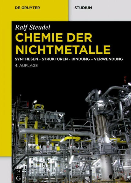 Chemie der Nichtmetalle: Synthesen - Strukturen - Bindung – Verwendung (De Gruyter Studium)