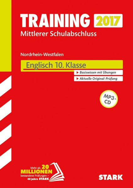 Training Mittlerer Schulabschluss NRW - Englisch, mit MP3-CD