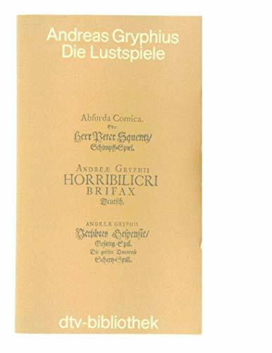 Die Lustspiele.