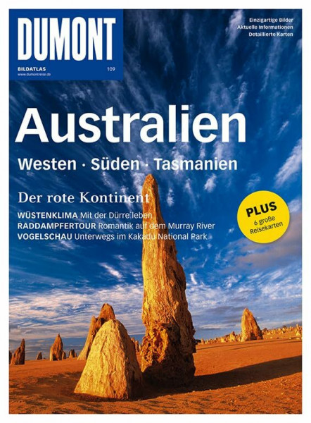 DuMont Bildatlas Australien, Westen, Süden, Tasmanien: Der rote Kontinent