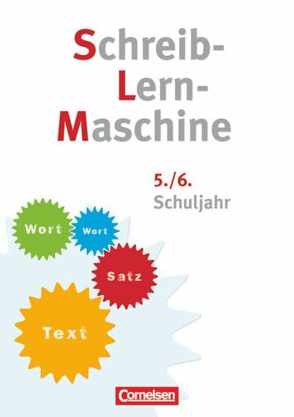 Schreib-Lern-Maschine - 5./6. Schuljahr: Arbeitsheft mit Lösungsheft