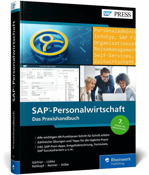 SAP-Personalwirtschaft: Jetzt in 7. Auflage: Das Handbuch für den Personaleralltag. Alle wichtigen HR-Funktionen Schritt für Schritt erklärt – Ausgabe 2026
