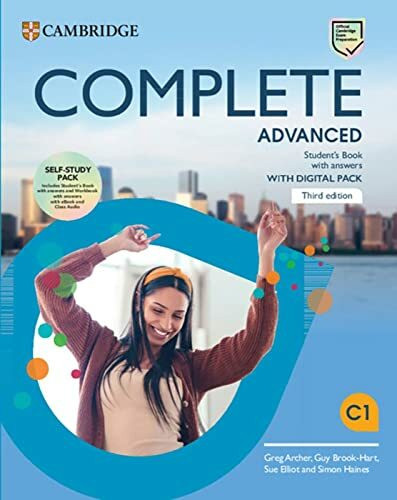 Complete Advanced: Third Edition. Self-Study Pack (Student’s Book with answers + Workbook with answers)
