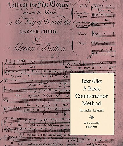 A Basic Countertenor Method for Teacher and Student