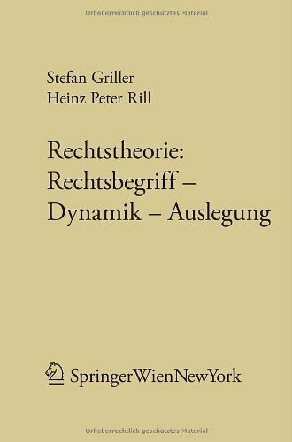 Rechtstheorie: Rechtsbegriff - Dynamik - Auslegung