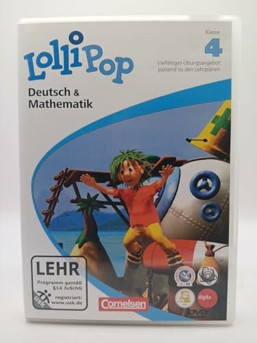 LolliPop Multimedia - Deutsch/Mathematik - Software für das Lernen zu Hause: LolliPop Deutsch & Mathematik Klasse 4: Für Windows 2000/XP/Vista