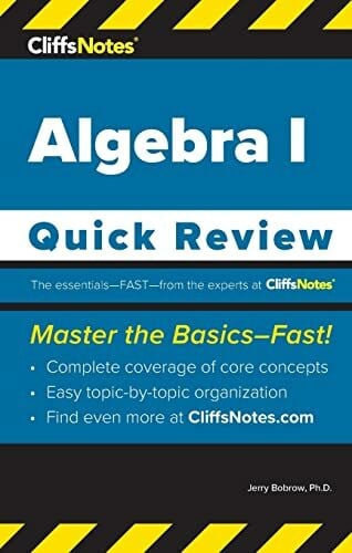 CliffsNotes Algebra I: Quick Review