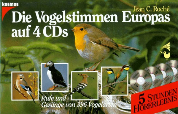 Die Vogelstimmen Europas, 4 CD-Audio m. Begleith.