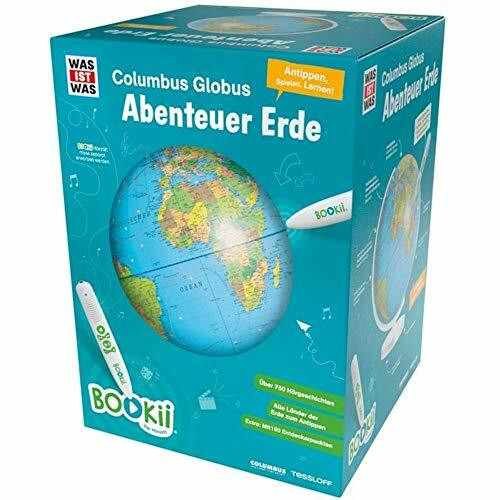 BOOKii WAS IST WAS Columbus Globus "Abenteuer Erde": Ohne BOOKii Hörstift (Bookii - Antippen, Spielen, Lernen)