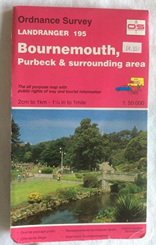 Bournemouth, Purbeck and Surrounding Area (Landranger Maps)