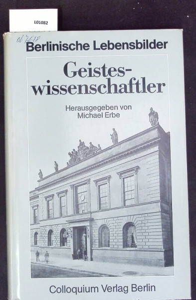 Berlinische Lebensbilder: Geisteswissenschaftler