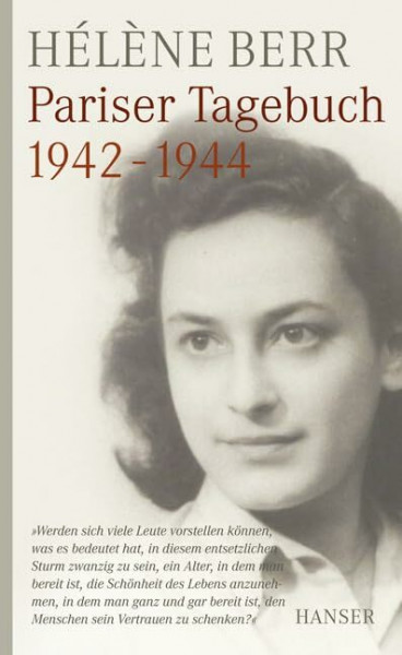 Pariser Tagebuch 1942-1944: Mit e. Vorw. v. Patrick Modiano u. e. Nachw. v. Mariette Job