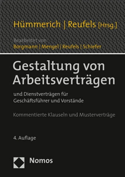 Gestaltung von Arbeitsverträgen: und Dienstverträgen für Geschäftsführer und Vorstände