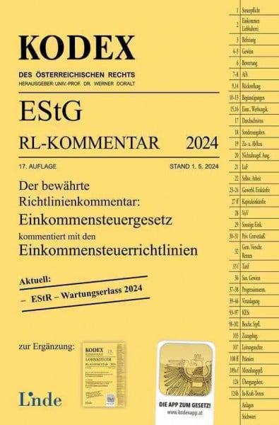 KODEX EStG Richtlinien-Kommentar 2024 (Kodex des Österreichischen Rechts)