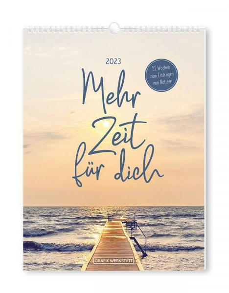 Wochenkalender 2023 "Mehr Zeit für dich"