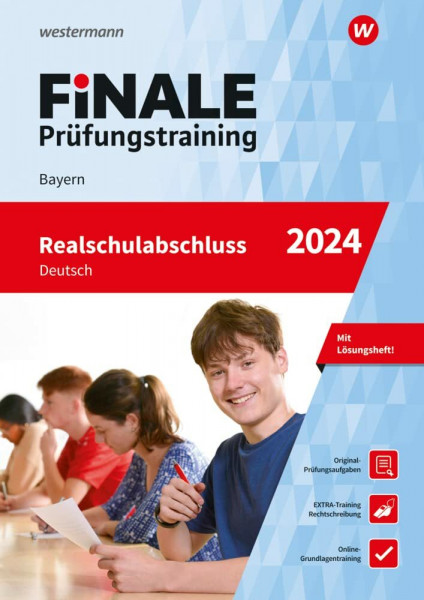 FiNALE - Prüfungstraining Realschulabschluss Bayern: Deutsch 2024 Arbeitsbuch mit Lösungsheft