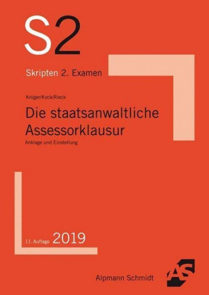 Die staatsanwaltliche Assessorklausur