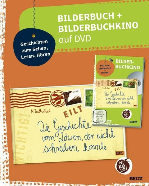 Bilderbuch + Bilderbuchkino auf DVD: »Die Geschichte vom Löwen, der nicht schreiben konnte«