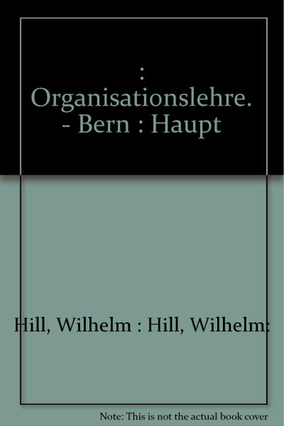 Organisationslehre 2