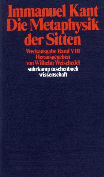 Die Metaphysik der Sitten