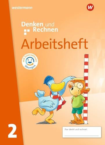 Denken und Rechnen - Ausgabe 2025 für Grundschulen in den östlichen Bundesländern: Arbeitsheft 2 mit interaktiven Übungen