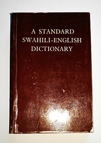 Standard Swahili-English Dictionary