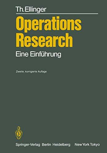 Operations Research: Eine Einführung