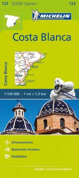 Michelin Zoomkarte Costa Blanca 1 : 130 000