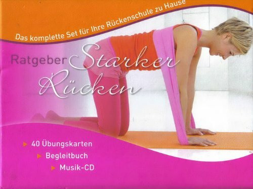 RATGEBER Starker Rücken - Das komplette Set für Ihre Rückenschule zu Hause - 40 Übungskarten Begleitbuch Musik CD