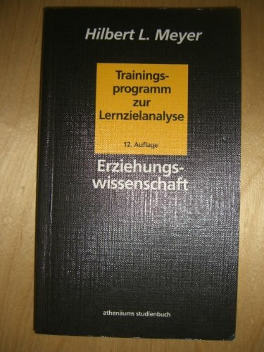 Trainingsprogramm zur Lernzielanalyse