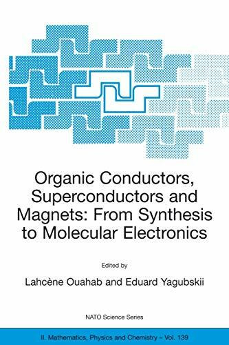Organic Conductors, Superconductors and Magnets: From Synthesis To Molecular Electronics (Nato Science Series Ii: Mathematics, Physics And Chemistry) ... Physics and Chemistry, 139, Band 139)