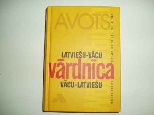 German-Latvian / Latvian-German Dictionary