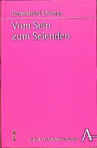 Vom Sein zum Seienden (Phänomenologie. Texte und Kontexte)