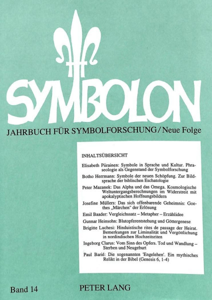 Symbolon - Jahrbuch für Symbolforschung