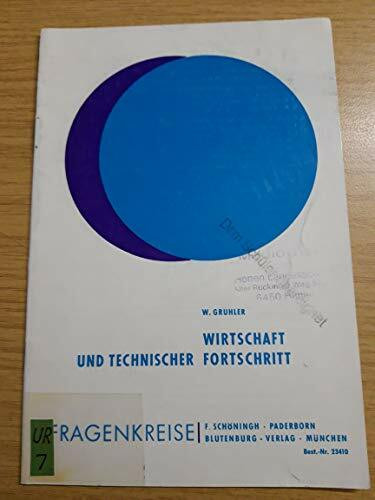 Wirtschaft und technischer Fortschritt