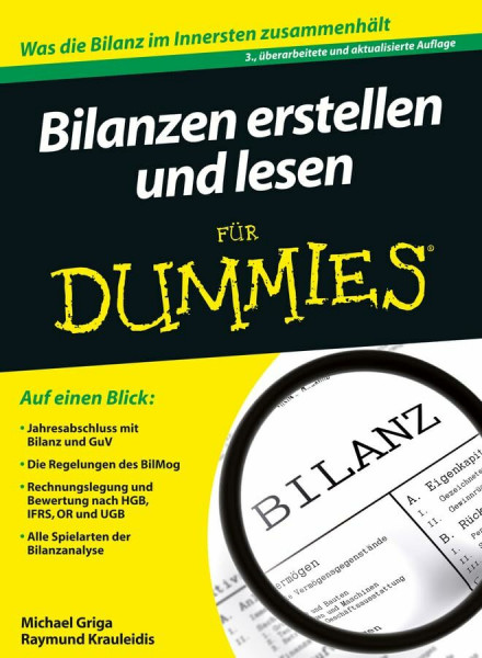 Bilanzen erstellen und lesen Für Dummies