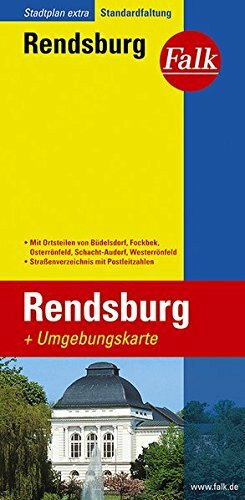 Falk Stadtplan Extra Standardfaltung Rendsburg