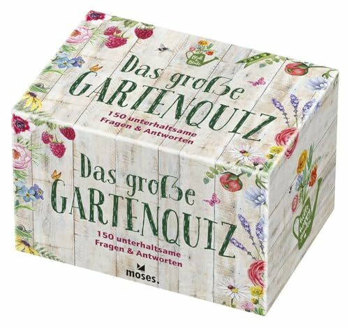 Das große Gartenquiz | 150 unterhaltsame Fragen und Antworten rund um Garten, Balkon und Fensterbank: 150 unterhaltsame Fragen & Antworten