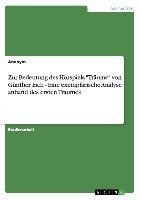Zur Bedeutung des Hörspiels "Träume" von Günther Eich - Eine exemplarische Analyse anhand des ersten Traumes