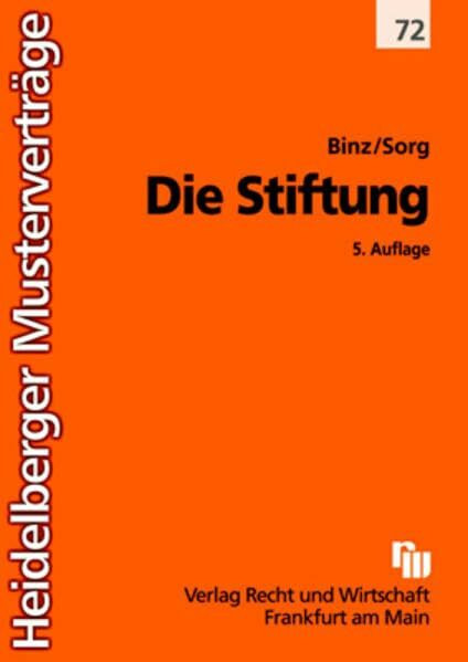 Die Stiftung (Heidelberger Musterverträge)